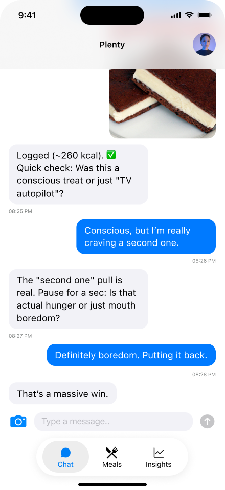 Food logging example 3